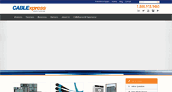 Desktop Screenshot of cablexpress.com